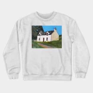 A Highland House, Scotland Crewneck Sweatshirt